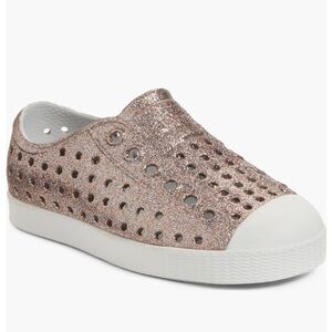 Native Kids Glitter Slip-On Shoes